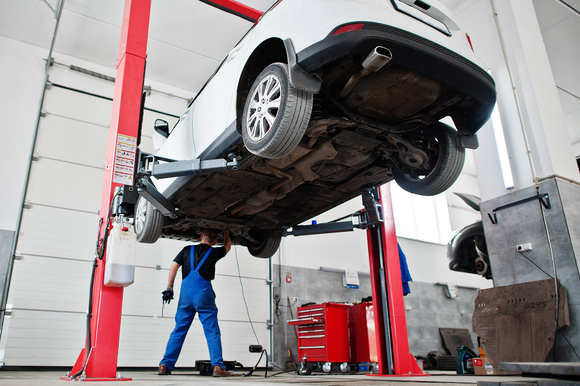 Prestige Imports Collision Center - car inspection after an accident